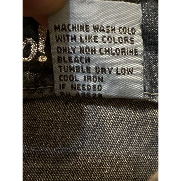 Vintage Y2K Mudd Flare Wide Leg Bell Bottom Jeans Women's Size 3 Denim 90s - Picture 6 of 8